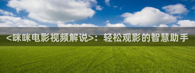 新视觉神马影院：<咪咪电影视频解说>：轻松观影的智慧助手