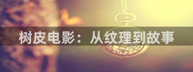新视觉6068：树皮电影：从纹理到故事
