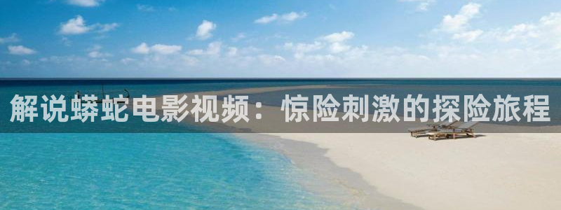 6080yy新视觉电视剧：解说蟒蛇电影视频：惊险刺激的探险旅程